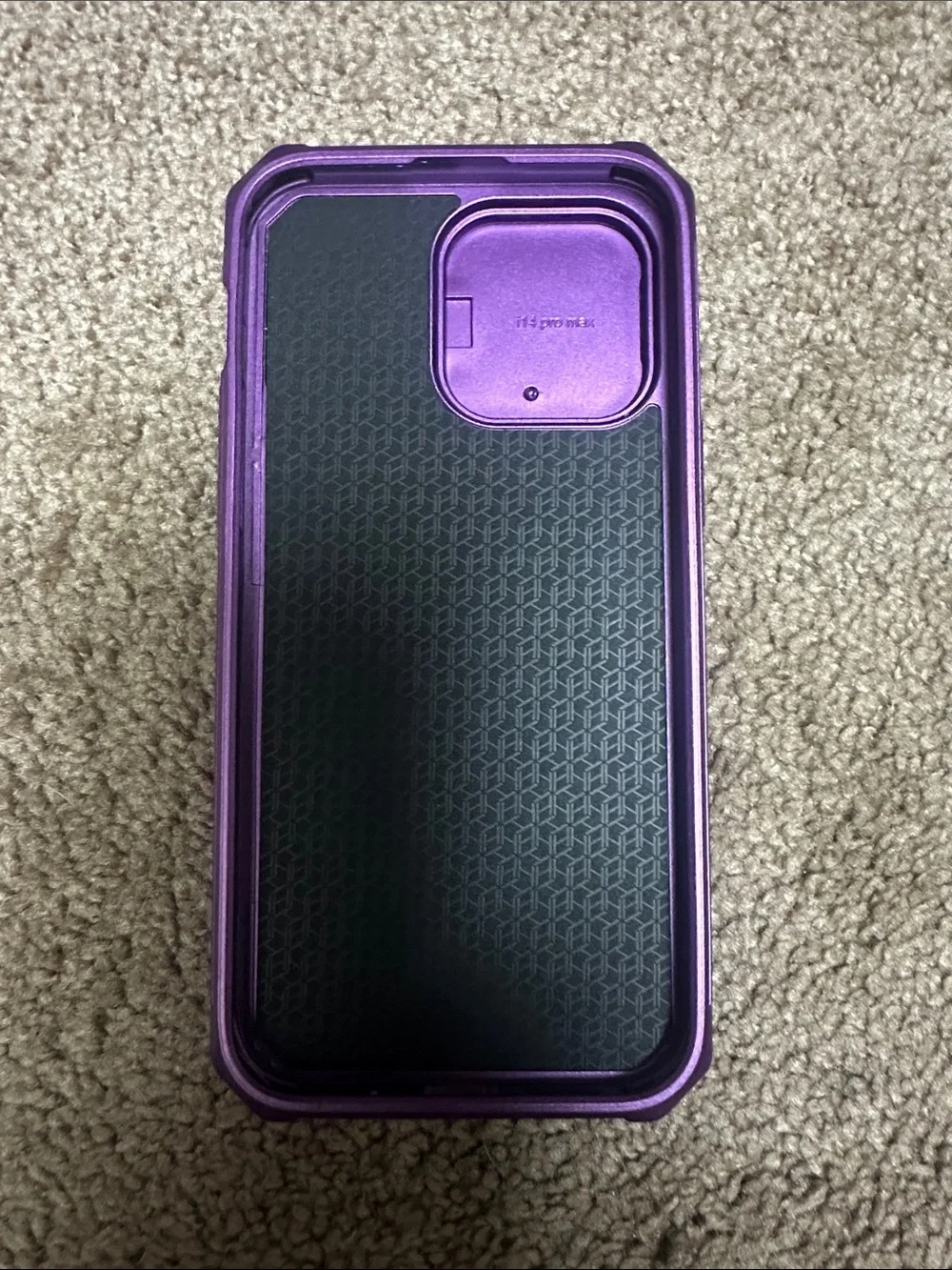 Purple IPhone 14ProMax Wallet Case with 2 Screen Protectors and Camera Cover